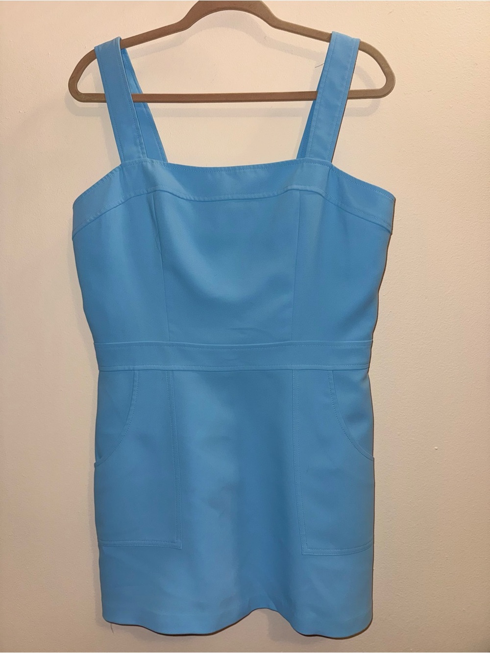 Amanda Uprichard Powder Blue Dress Top